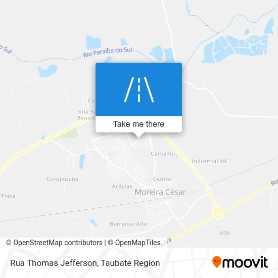 Rua Thomas Jefferson map