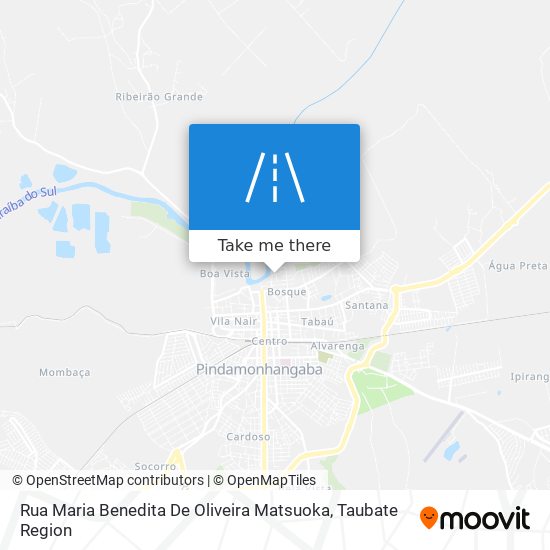 Mapa Rua Maria Benedita De Oliveira Matsuoka