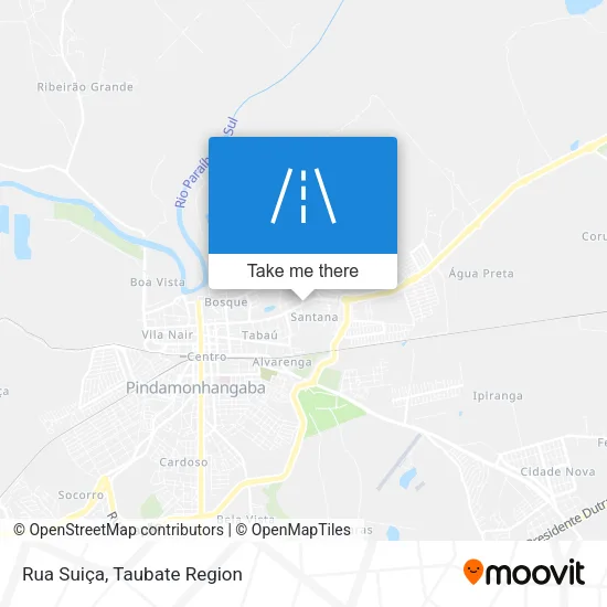 Rua Suiça map