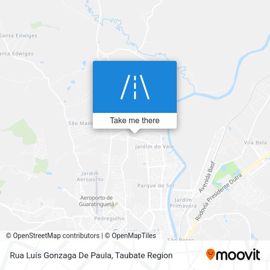 Rua Luís Gonzaga De Paula map