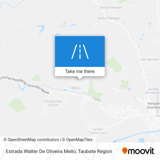 Estrada Walter De Oliveira Mello map