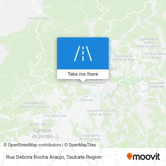 Rua Debora Rocha Araujo map