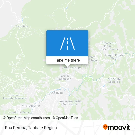 Rua Peroba map