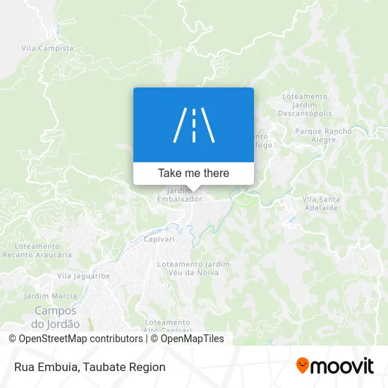 Rua Embuia map
