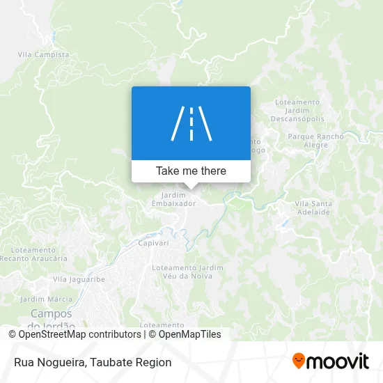 Rua Nogueira map
