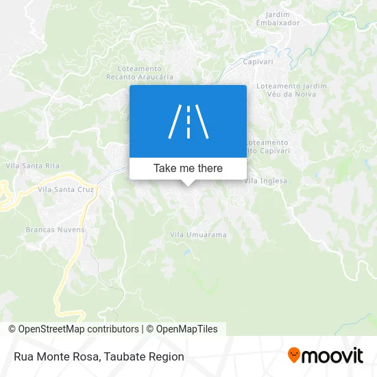 Rua Monte Rosa map