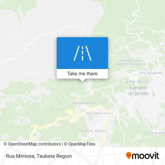 Rua Mimosa map