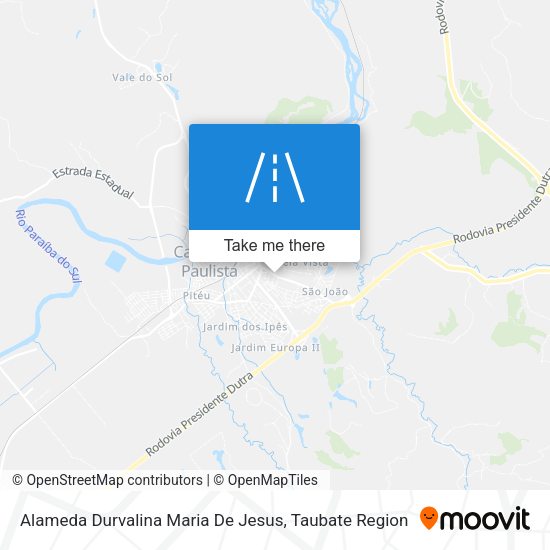 Alameda Durvalina Maria De Jesus map