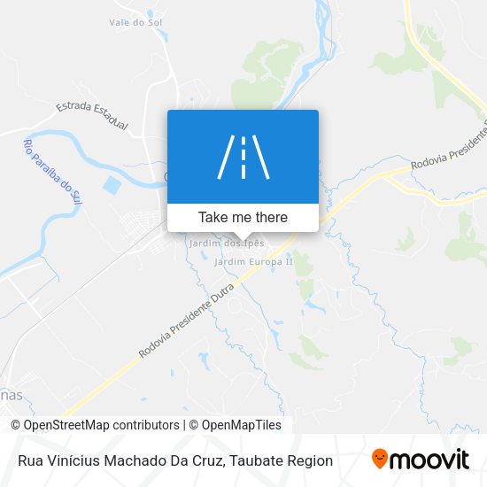 Rua Vinícius Machado Da Cruz map