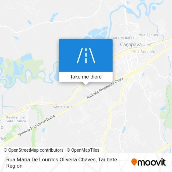 Rua Maria De Lourdes Oliveira Chaves map