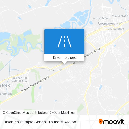 Avenida Olímpio Simoni map