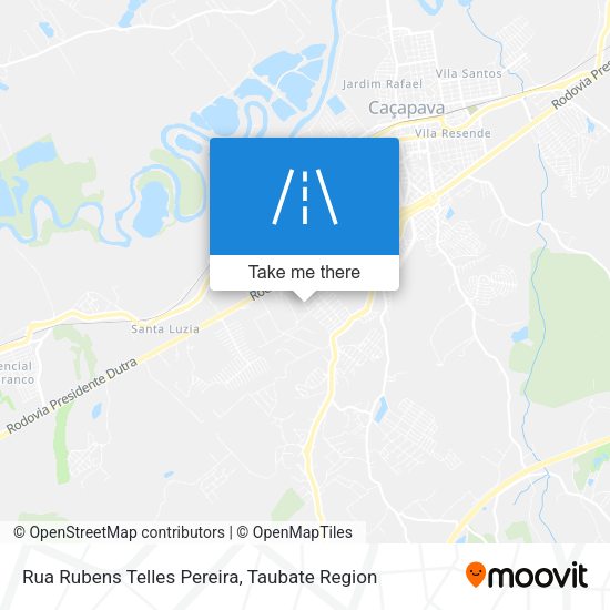 Rua Rubens Telles Pereira map