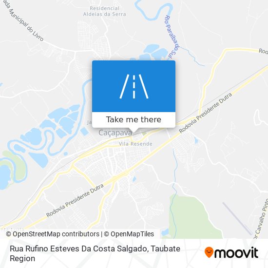 Mapa Rua Rufino Esteves Da Costa Salgado