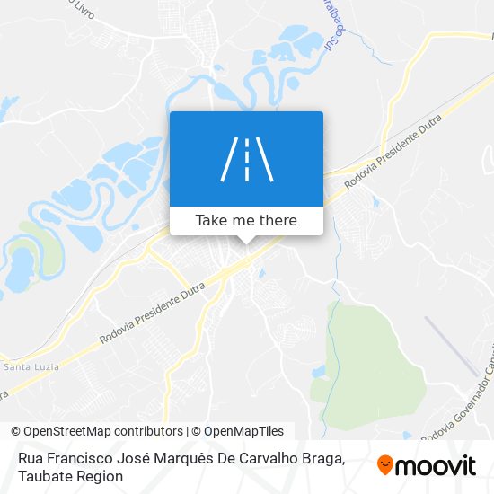 Rua Francisco José Marquês De Carvalho Braga map