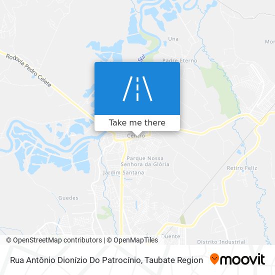 Mapa Rua Antônio Dionízio Do Patrocínio