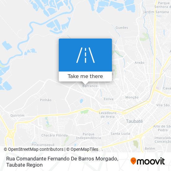 Rua Comandante Fernando De Barros Morgado map