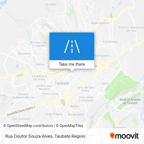 Rua Doutor Souza Alves map