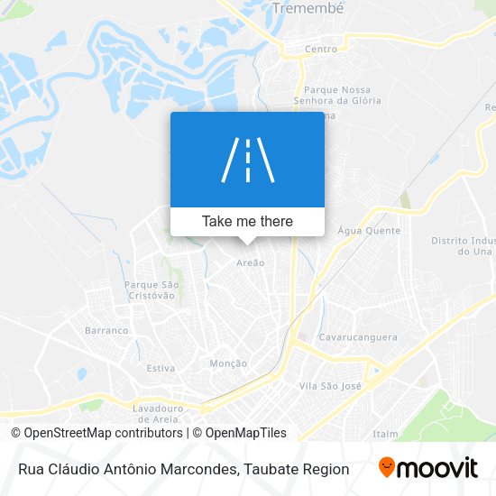 Rua Cláudio Antônio Marcondes map