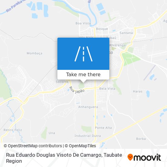 Rua Eduardo Douglas Visoto De Camargo map