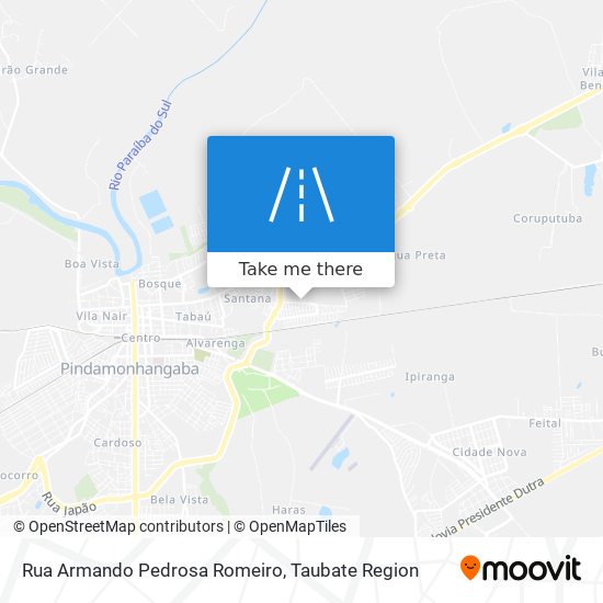 Mapa Rua Armando Pedrosa Romeiro