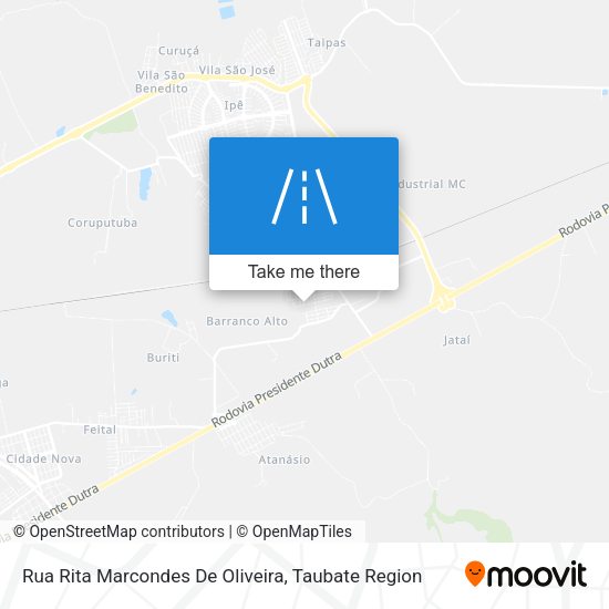 Rua Rita Marcondes De Oliveira map