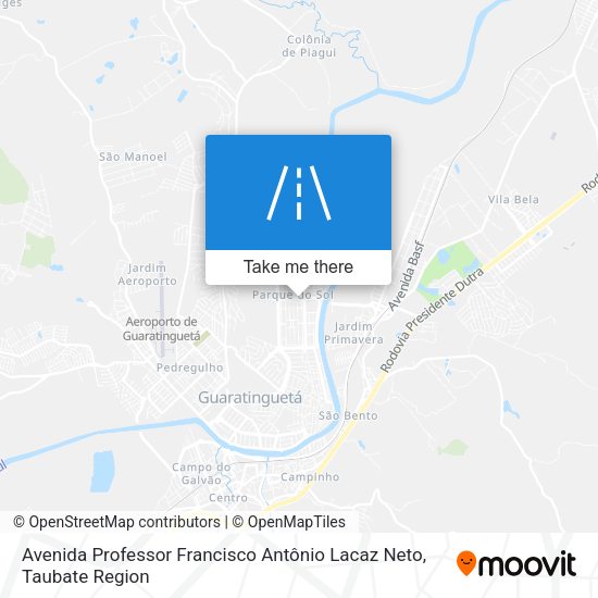 Avenida Professor Francisco Antônio Lacaz Neto map