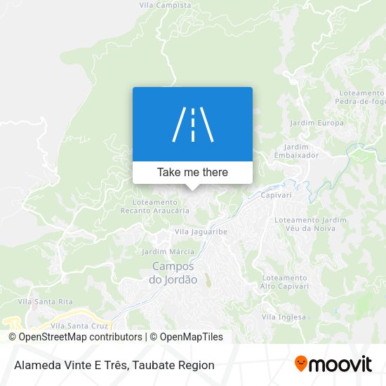 Alameda Vinte E Três map