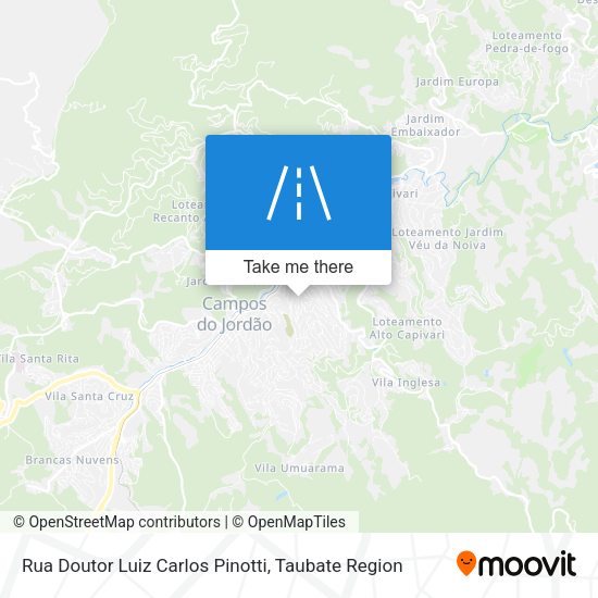 Rua Doutor Luiz Carlos Pinotti map