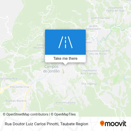 Rua Doutor Luiz Carlos Pinotti map