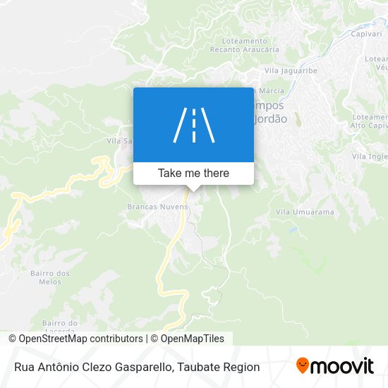 Rua Antônio Clezo Gasparello map