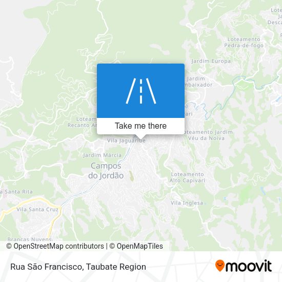 Rua São Francisco map