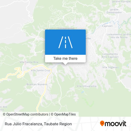 Rua Júlio Fracalanza map