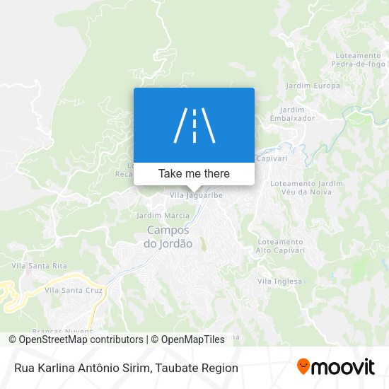 Rua Karlina Antônio Sirim map