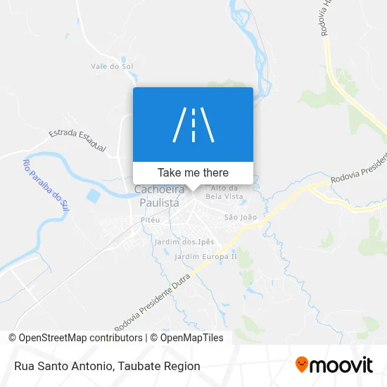Rua Santo Antonio map