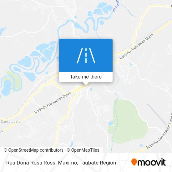 Rua Dona Rosa Rossi Maximo map