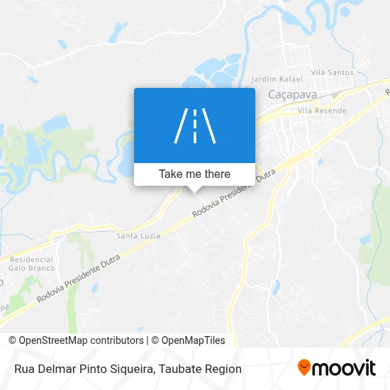 Rua Delmar Pinto Siqueira map