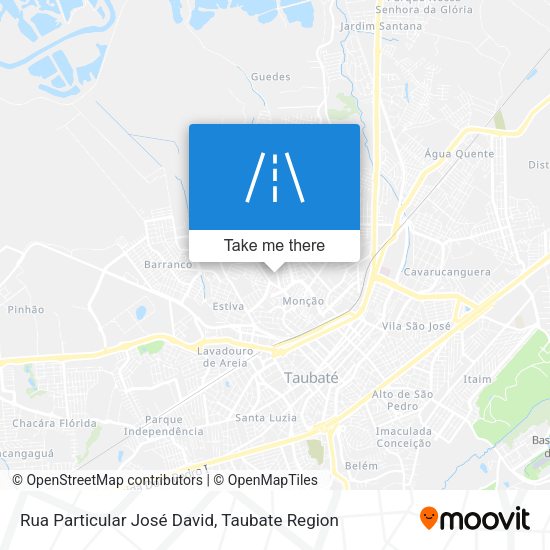 Rua Particular José David map