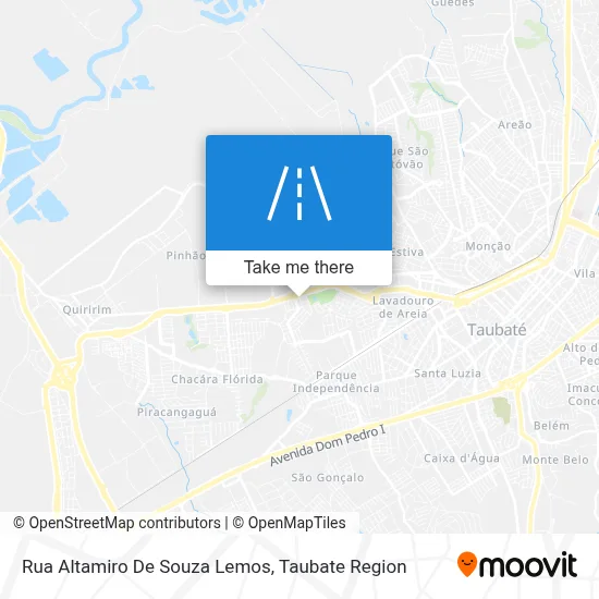 Rua Altamiro De Souza Lemos map