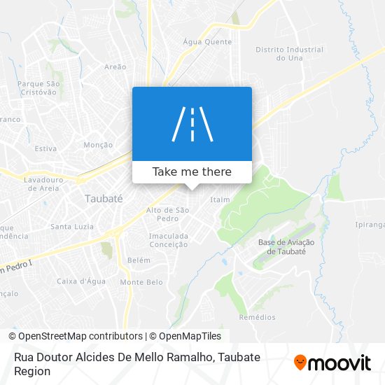 Mapa Rua Doutor Alcides De Mello Ramalho