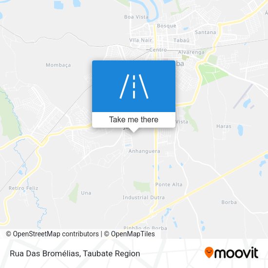 Rua Das Bromélias map