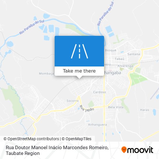 Rua Doutor Manoel Inácio Marcondes Romeiro map