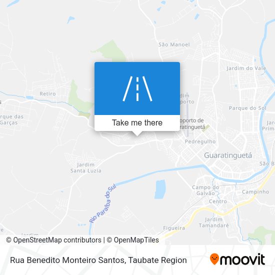Rua Benedito Monteiro Santos map