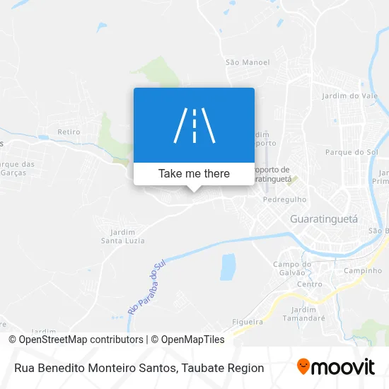 Rua Benedito Monteiro Santos map