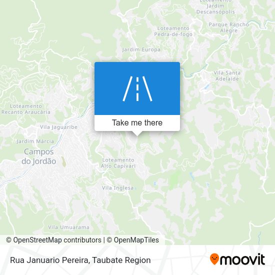 Rua Januario Pereira map