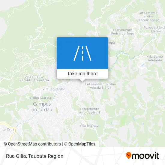 Rua Gilia map