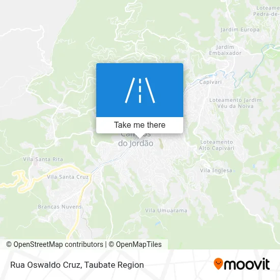 Rua Oswaldo Cruz map