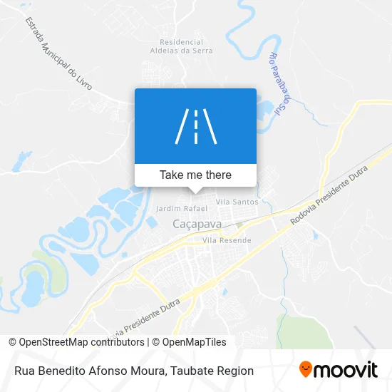 Rua Benedito Afonso Moura map