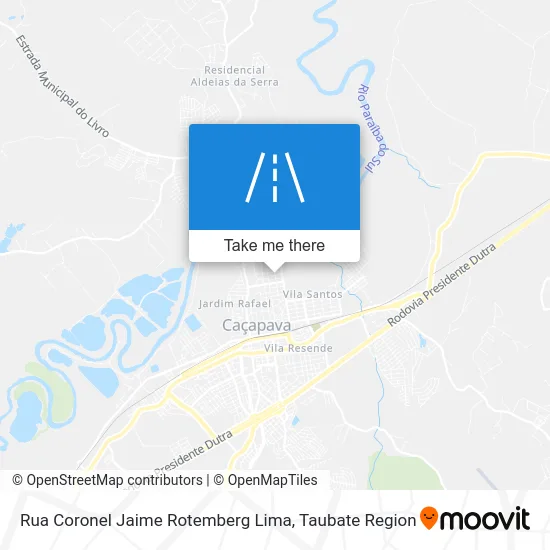 Rua Coronel Jaime Rotemberg Lima map