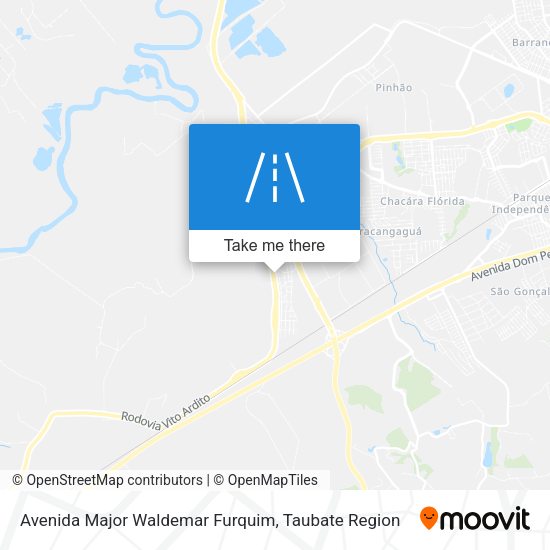 Avenida Major Waldemar Furquim map