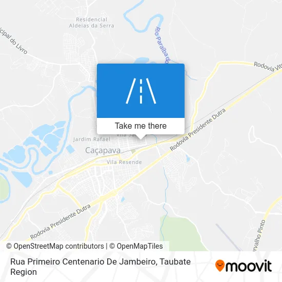 Rua Primeiro Centenario De Jambeiro map